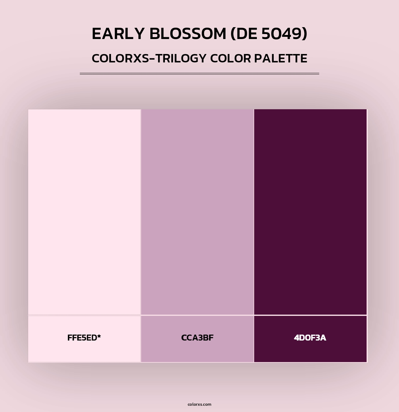 Early Blossom (DE 5049) - Colorxs Trilogy Palette