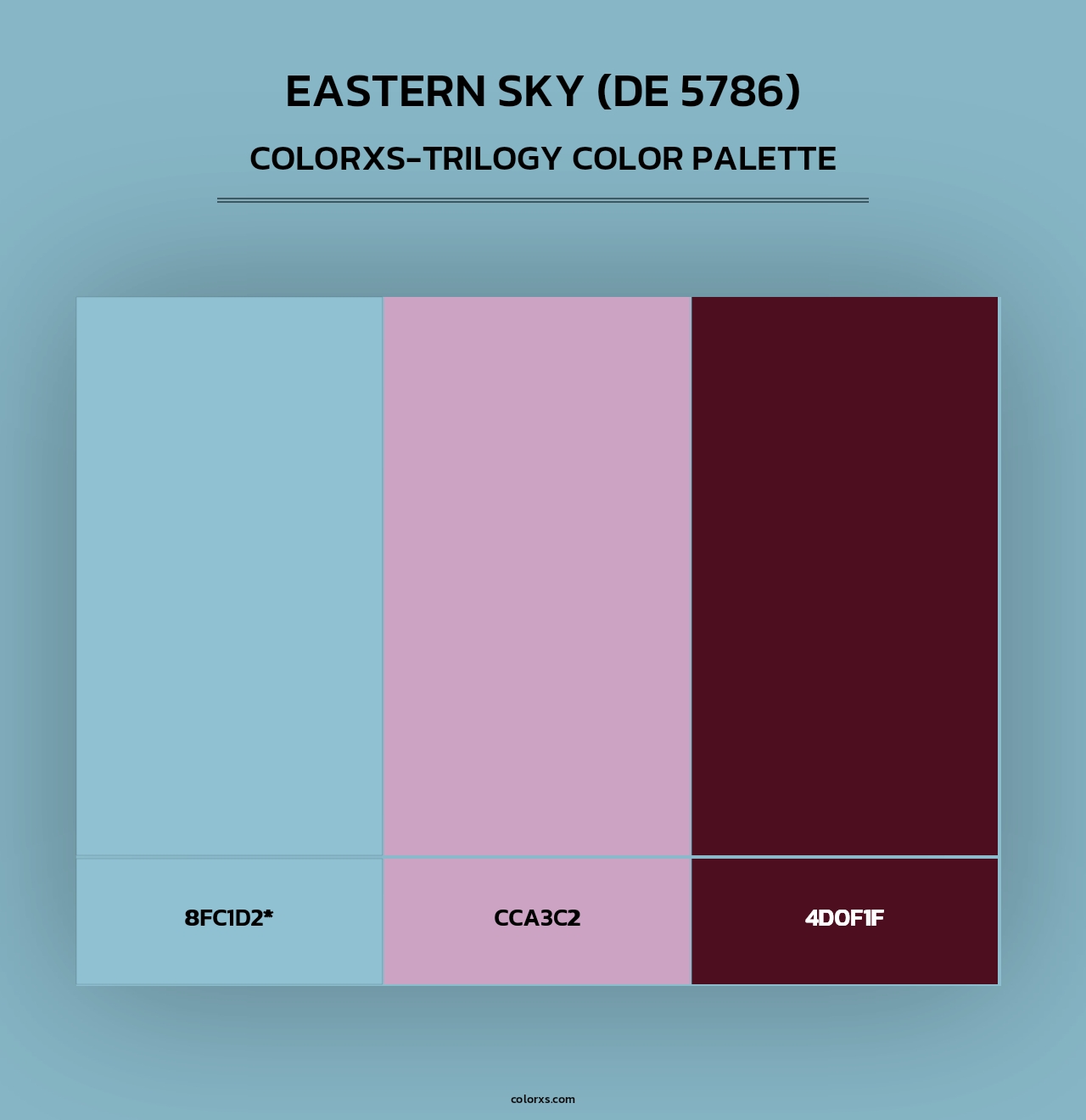 Eastern Sky (DE 5786) - Colorxs Trilogy Palette