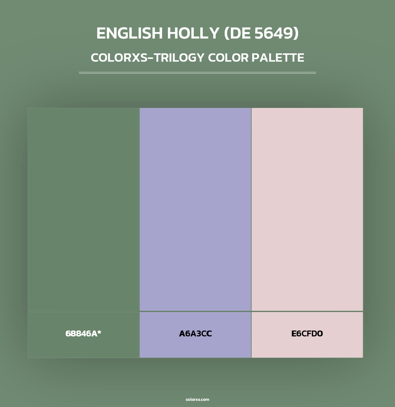 English Holly (DE 5649) - Colorxs Trilogy Palette