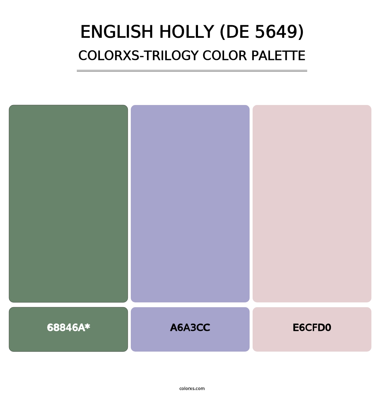 English Holly (DE 5649) - Colorxs Trilogy Palette