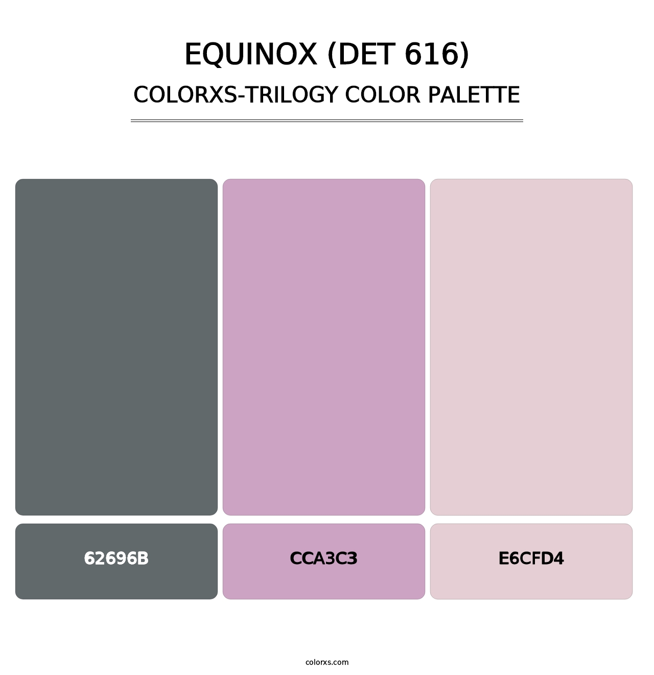 Equinox (DET 616) - Colorxs Trilogy Palette