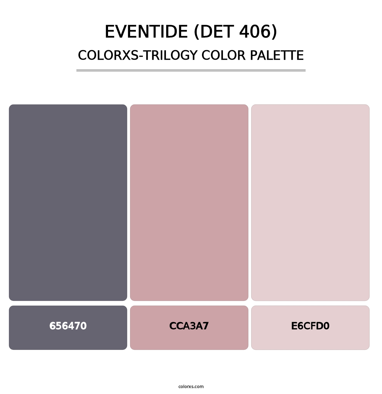 Eventide (DET 406) - Colorxs Trilogy Palette