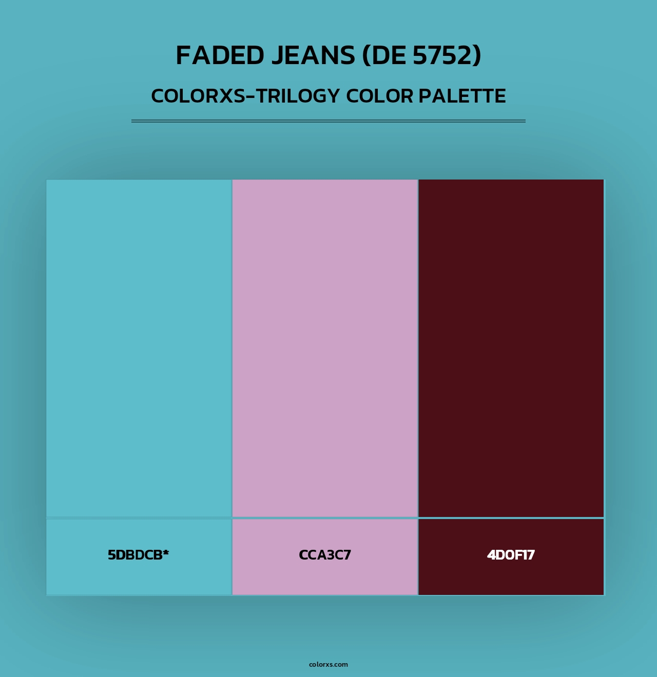 Faded Jeans (DE 5752) - Colorxs Trilogy Palette