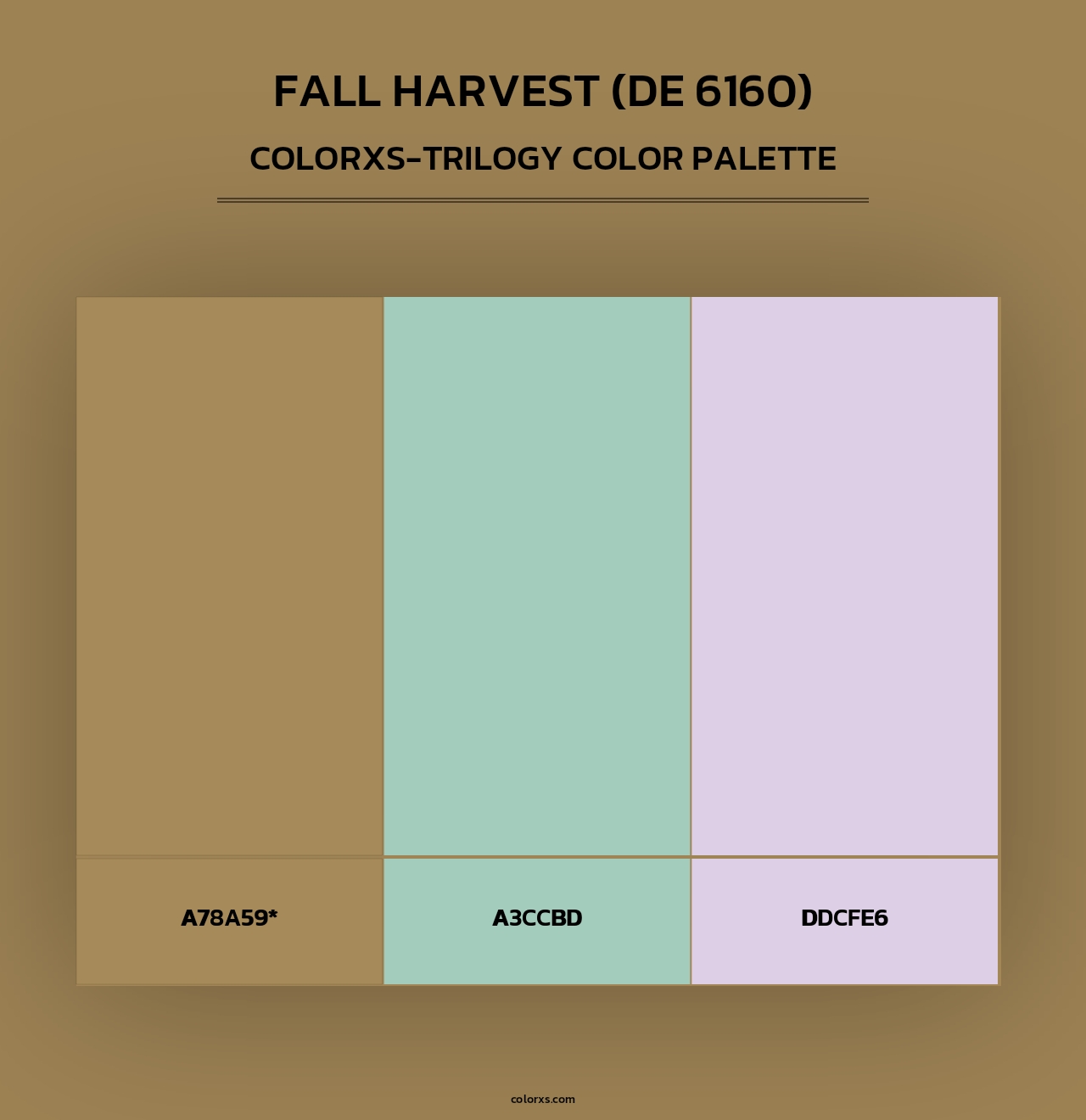 Fall Harvest (DE 6160) - Colorxs Trilogy Palette