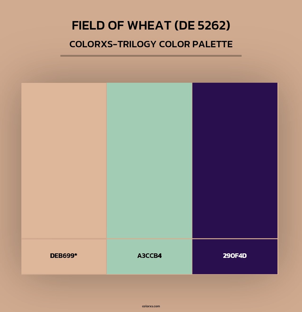 Field of Wheat (DE 5262) - Colorxs Trilogy Palette