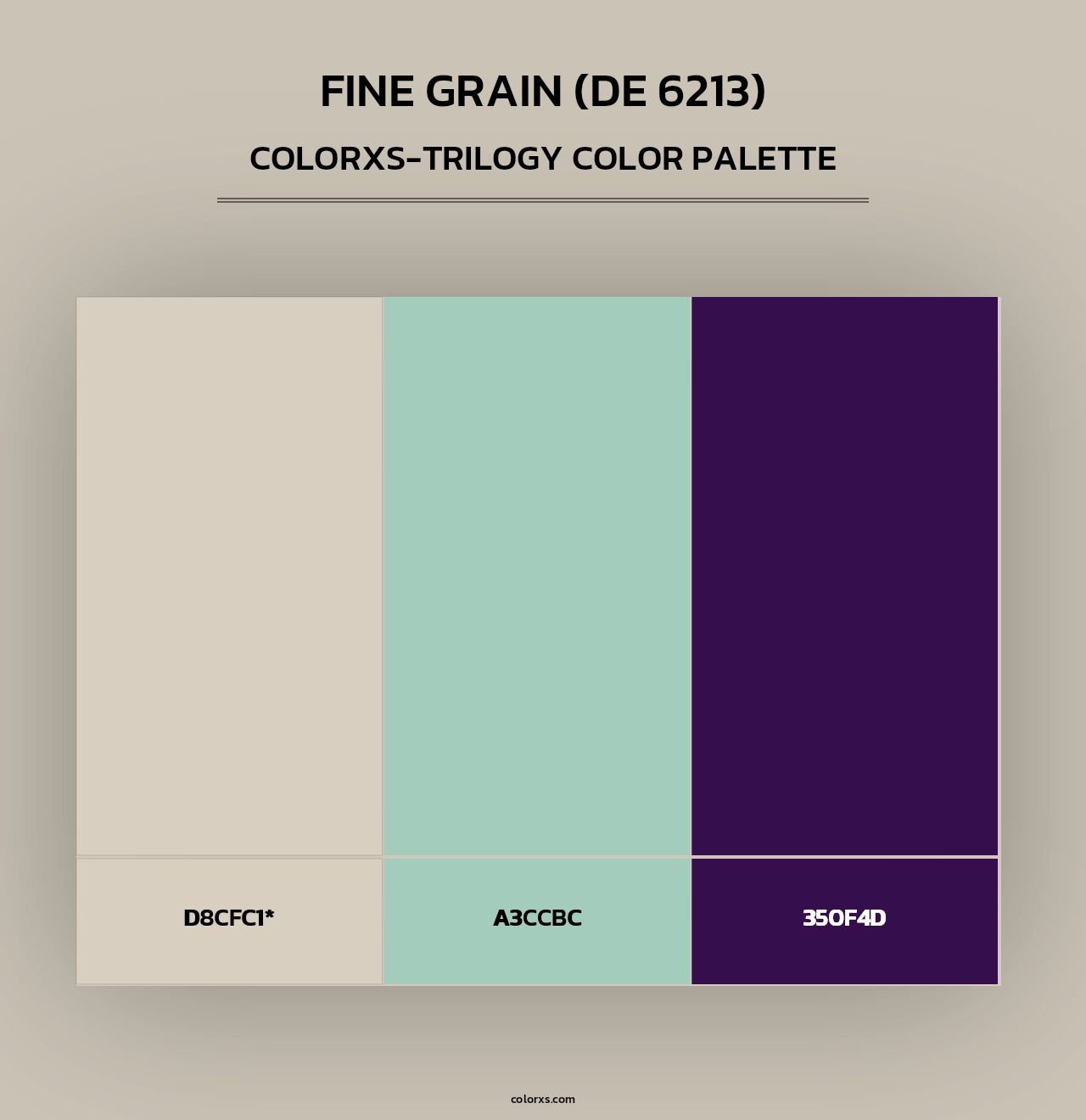 Fine Grain (DE 6213) - Colorxs Trilogy Palette