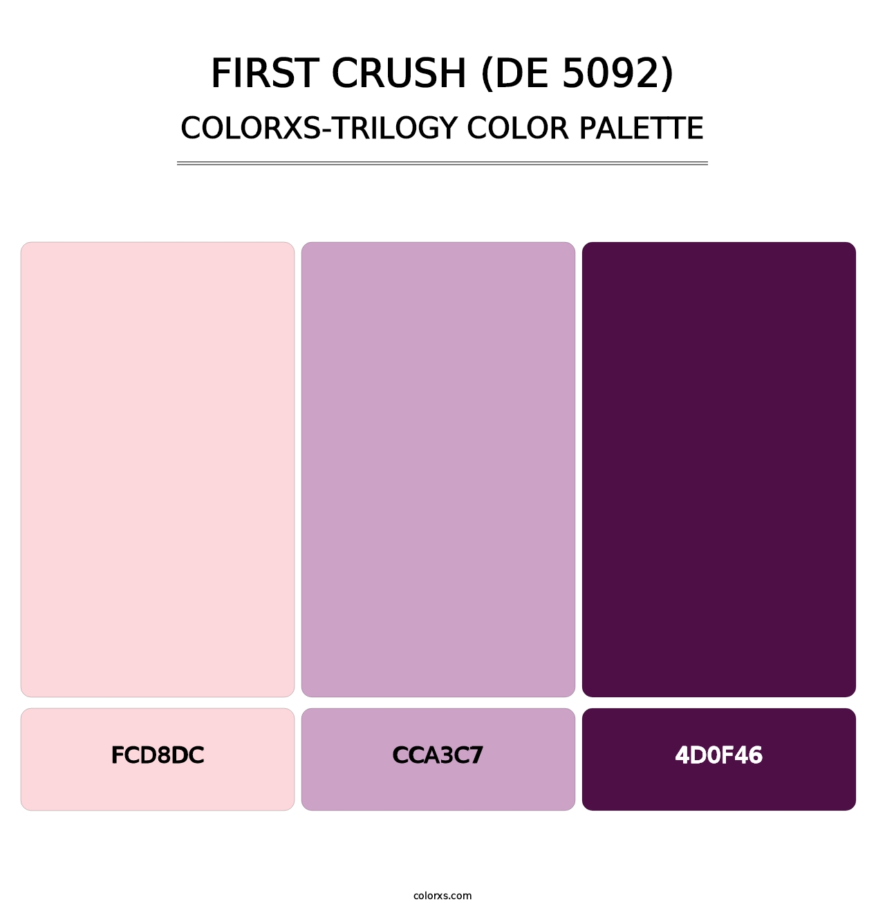 First Crush (DE 5092) - Colorxs Trilogy Palette