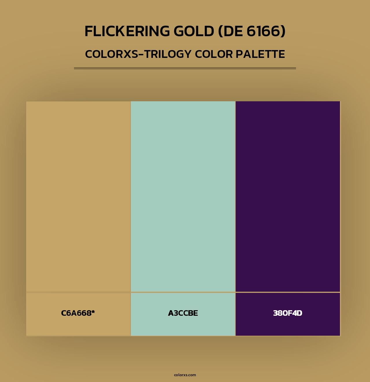 Flickering Gold (DE 6166) - Colorxs Trilogy Palette
