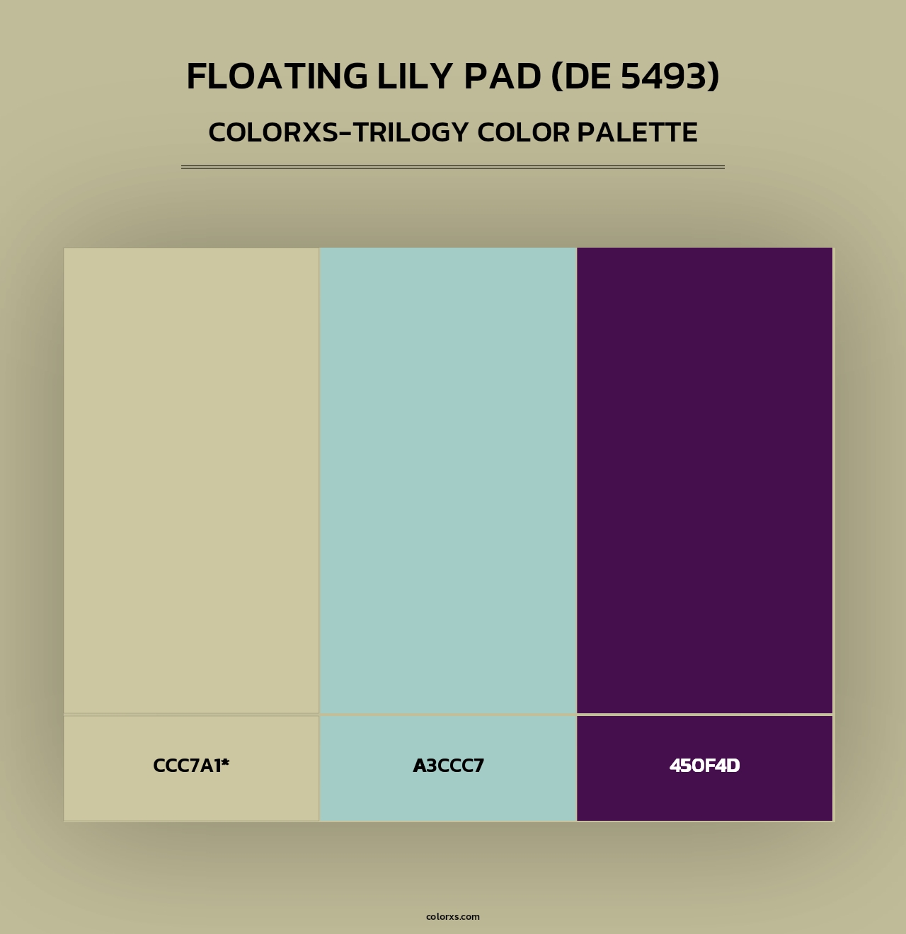 Floating Lily Pad (DE 5493) - Colorxs Trilogy Palette