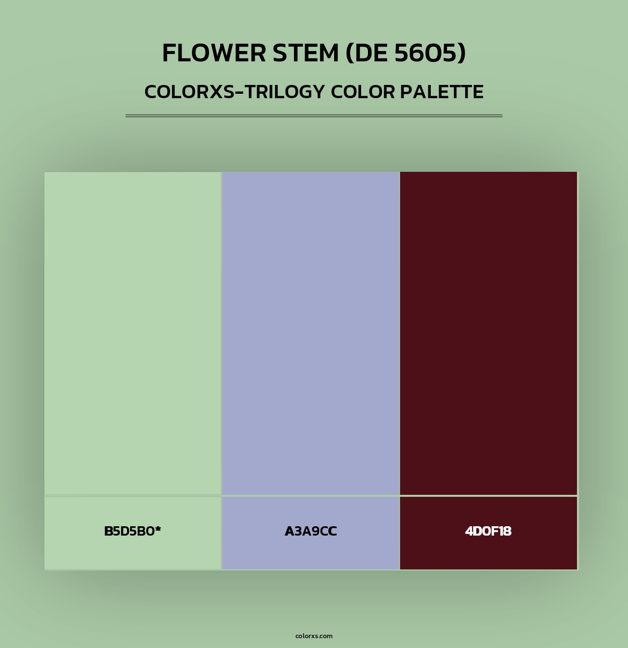 Flower Stem (DE 5605) - Colorxs Trilogy Palette