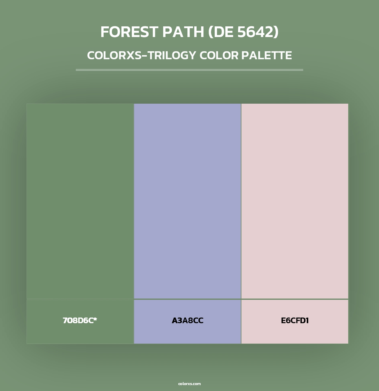Forest Path (DE 5642) - Colorxs Trilogy Palette