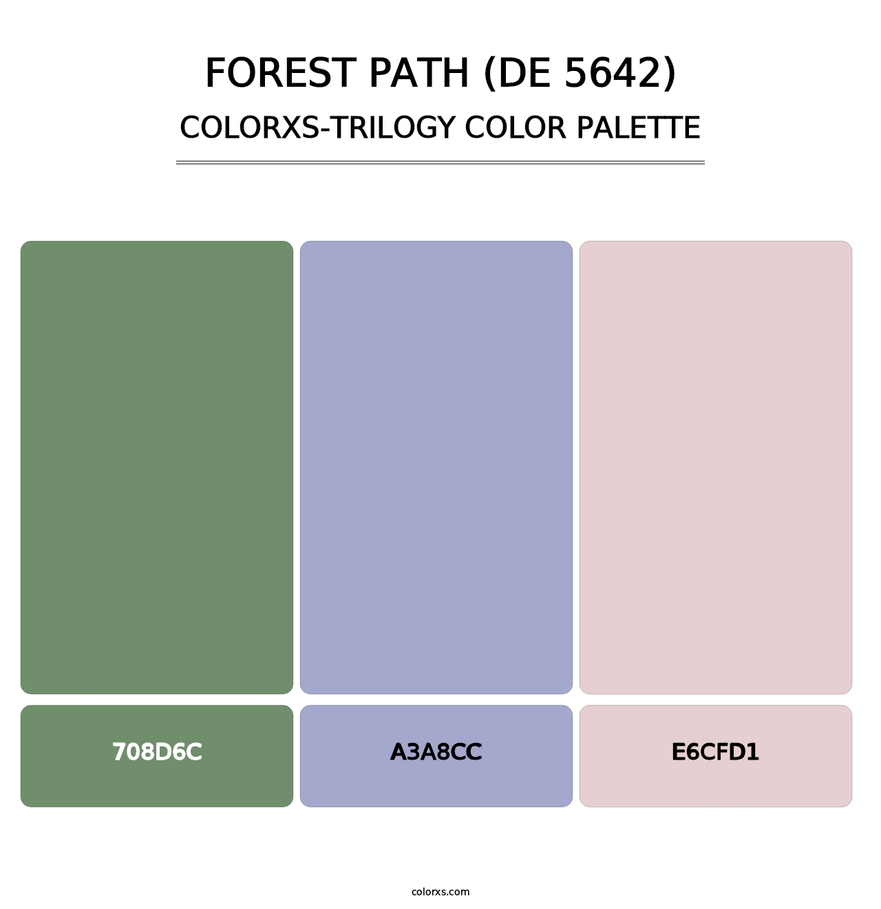 Forest Path (DE 5642) - Colorxs Trilogy Palette