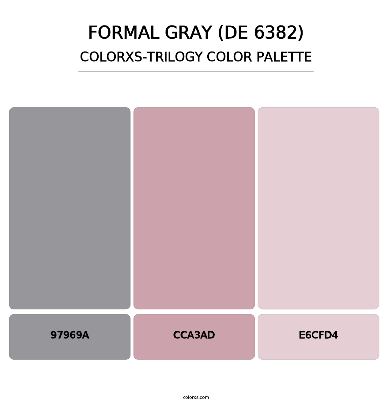 Formal Gray (DE 6382) - Colorxs Trilogy Palette