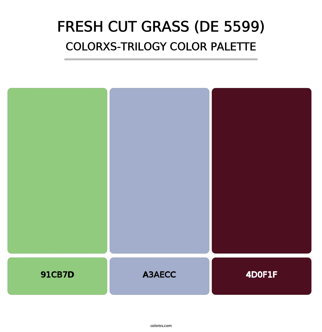 Fresh Cut Grass (DE 5599) - Colorxs Trilogy Palette