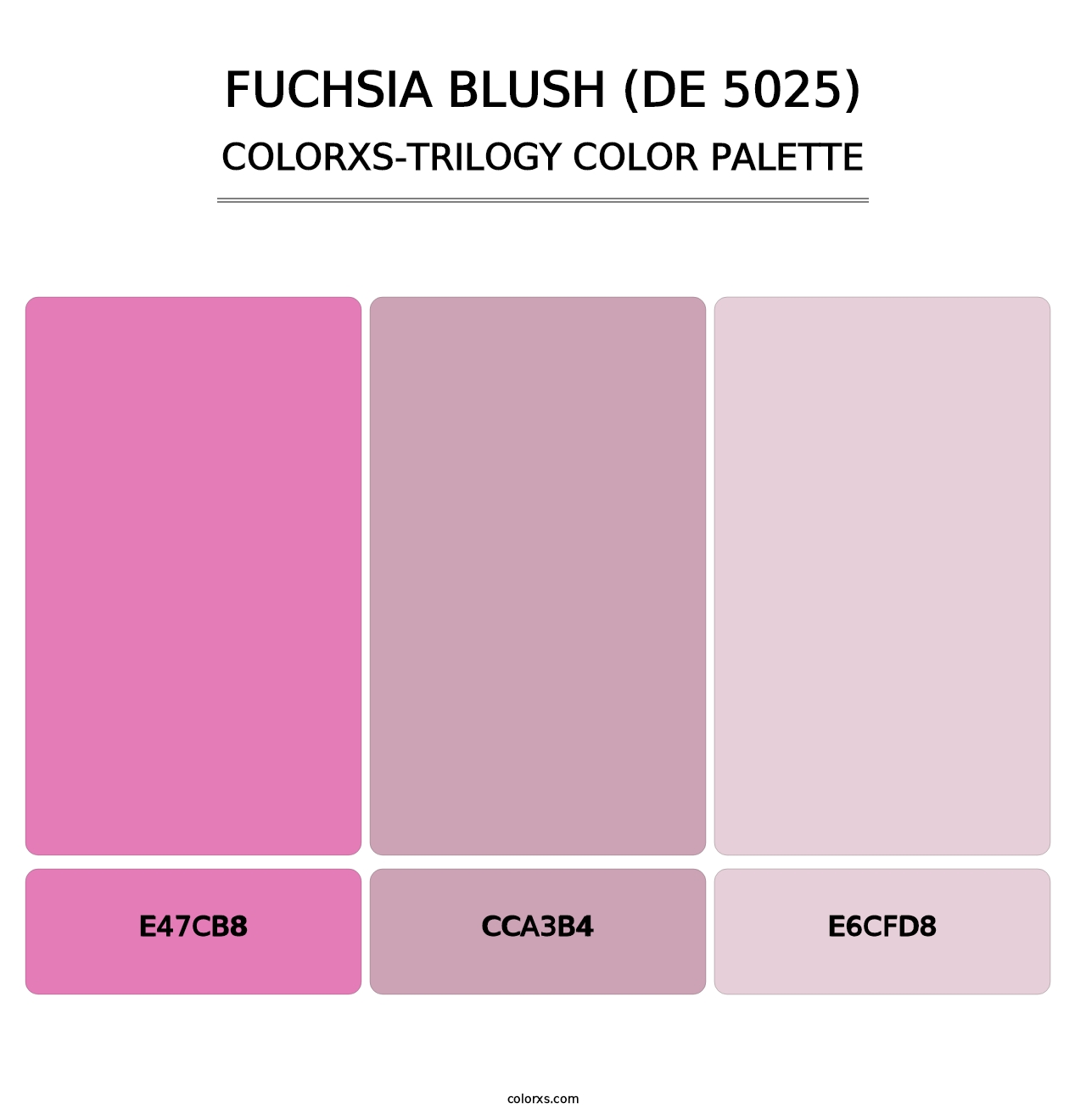 Fuchsia Blush (DE 5025) - Colorxs Trilogy Palette