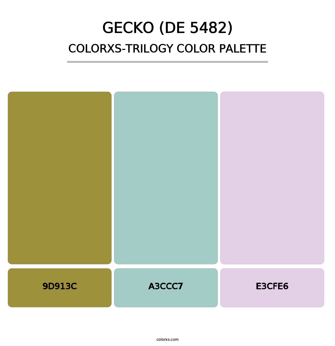 Gecko (DE 5482) - Colorxs Trilogy Palette