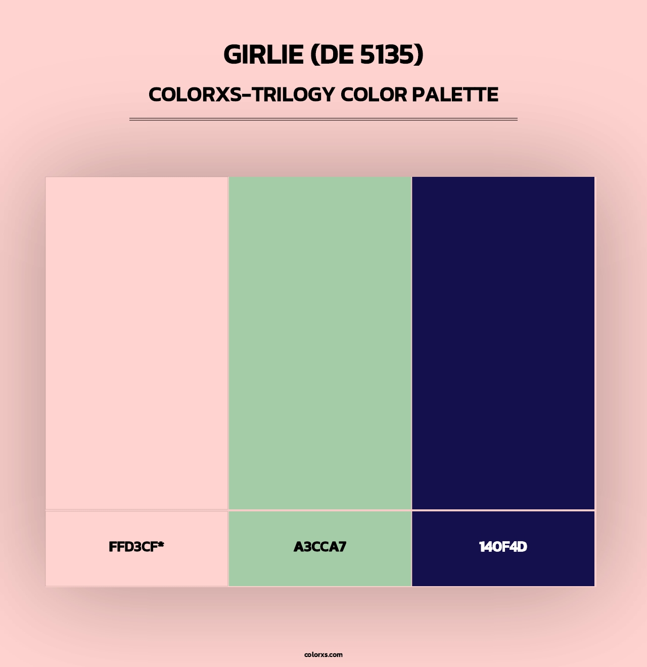 Girlie (DE 5135) - Colorxs Trilogy Palette