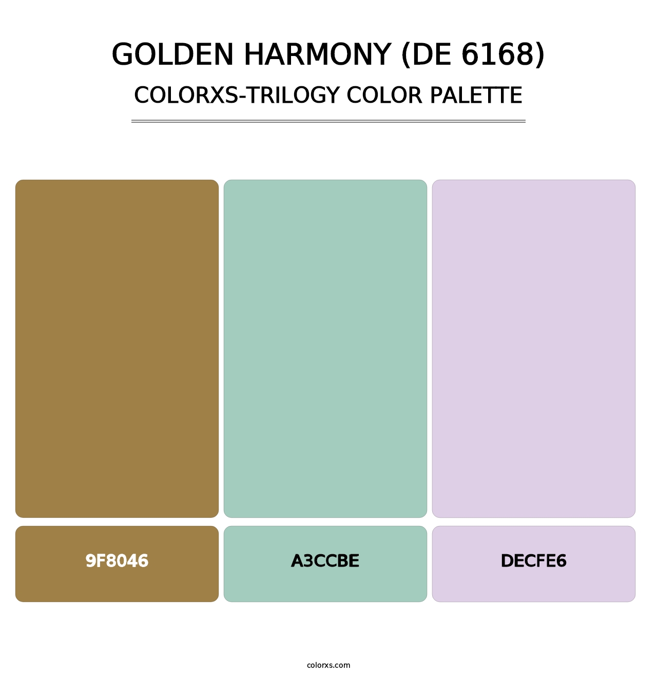 Golden Harmony (DE 6168) - Colorxs Trilogy Palette