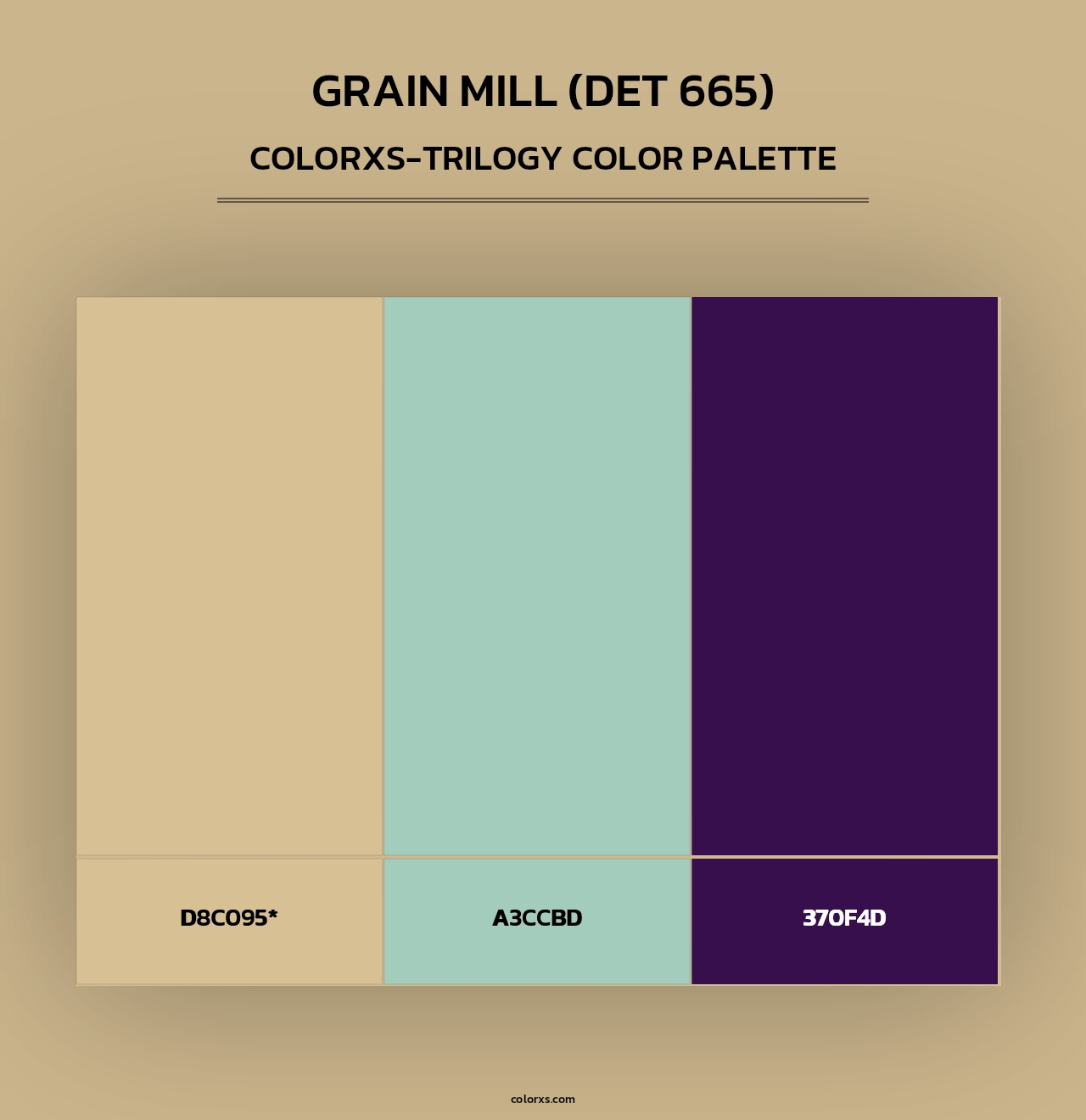 Grain Mill (DET 665) - Colorxs Trilogy Palette