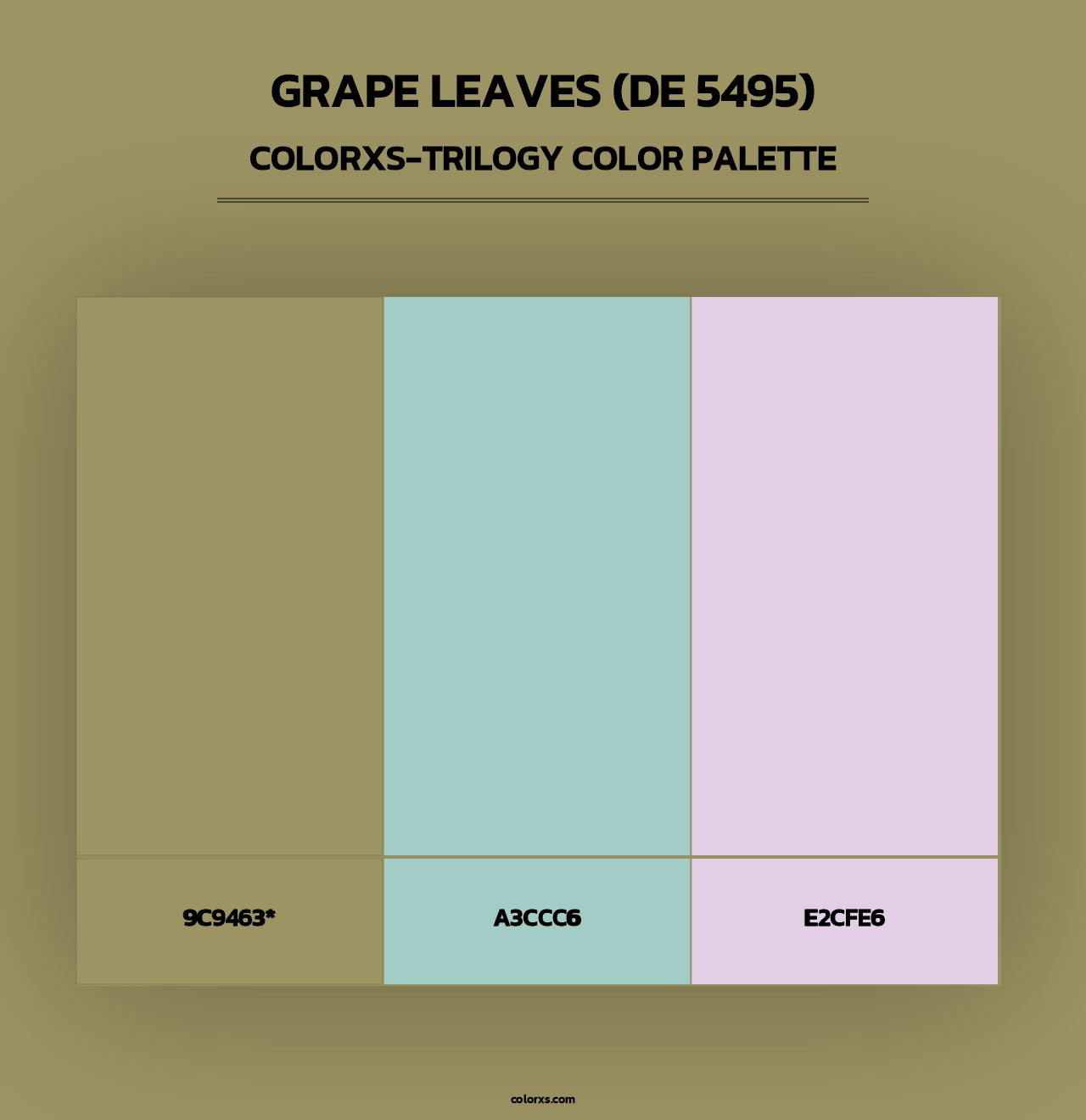 Grape Leaves (DE 5495) - Colorxs Trilogy Palette