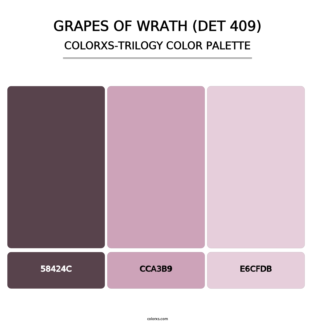 Grapes of Wrath (DET 409) - Colorxs Trilogy Palette