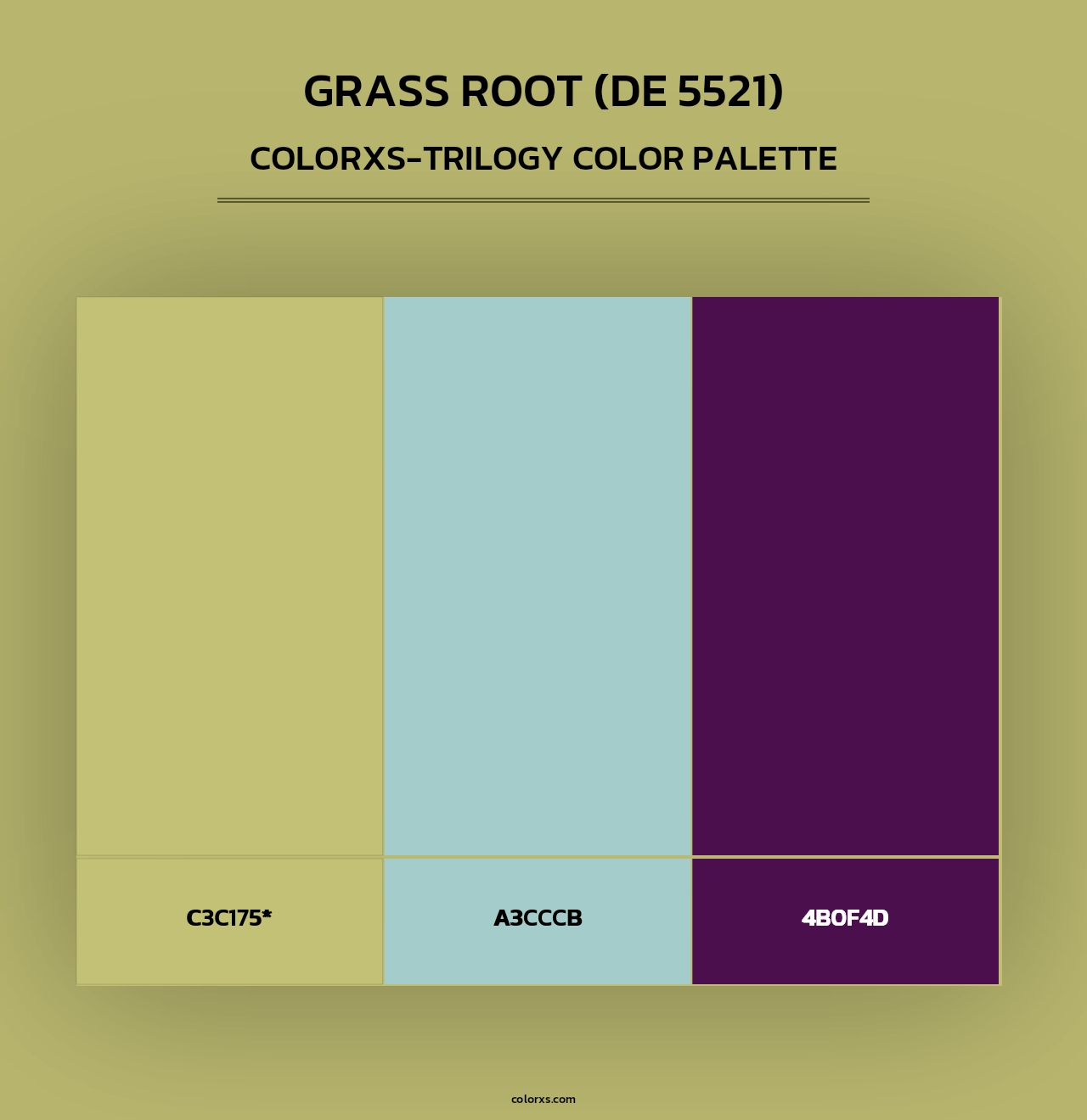 Grass Root (DE 5521) - Colorxs Trilogy Palette