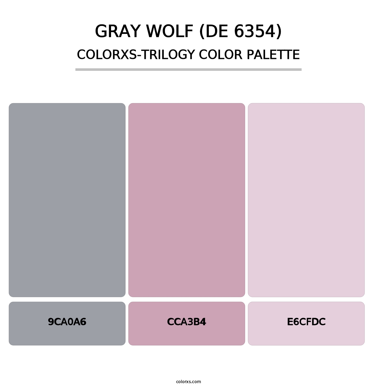 Gray Wolf (DE 6354) - Colorxs Trilogy Palette