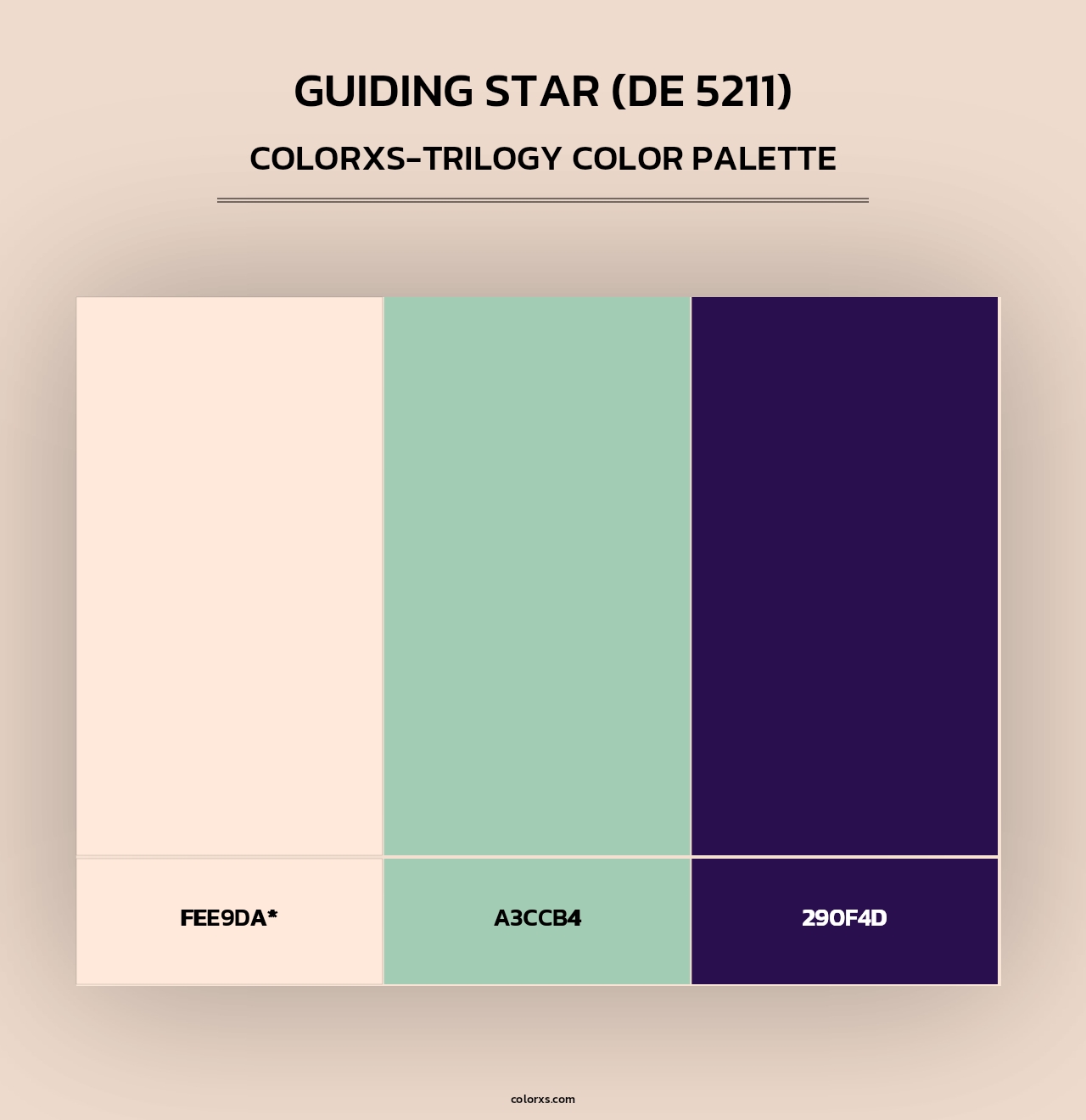 Guiding Star (DE 5211) - Colorxs Trilogy Palette