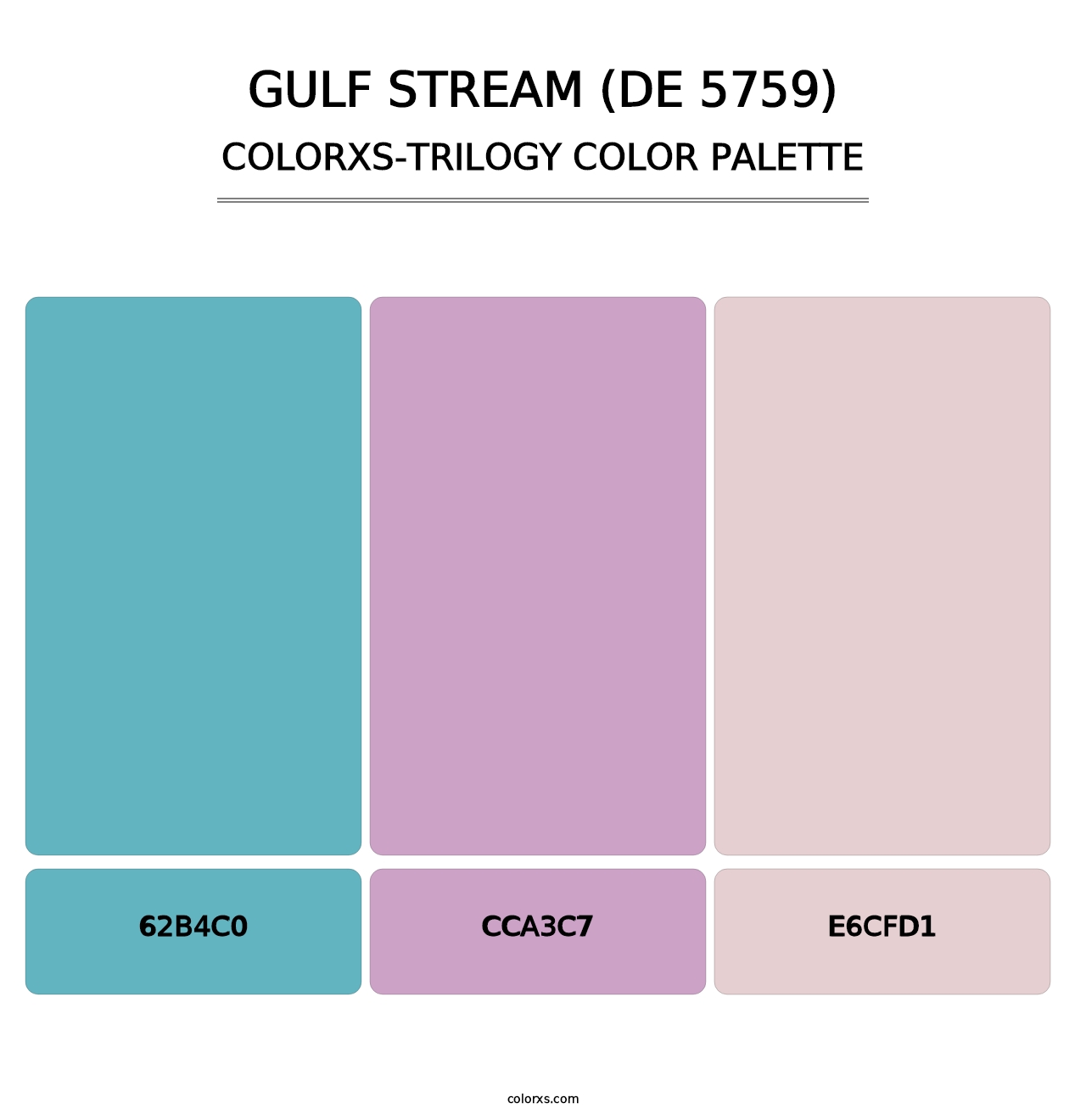 Gulf Stream (DE 5759) - Colorxs Trilogy Palette