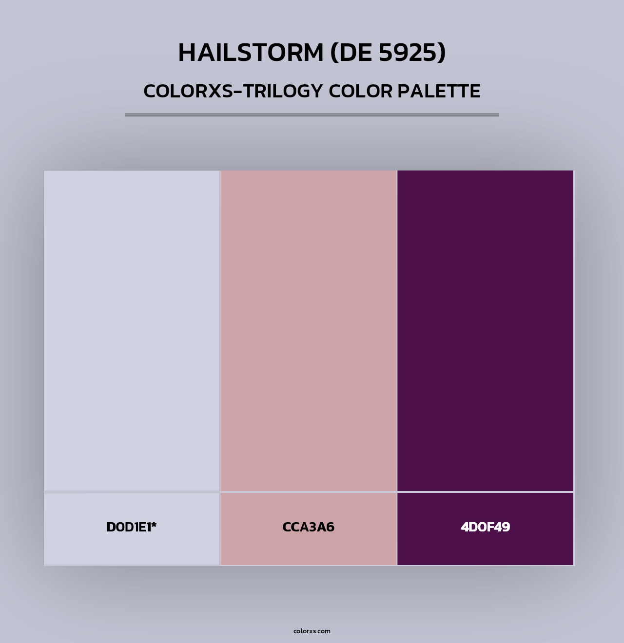 Hailstorm (DE 5925) - Colorxs Trilogy Palette