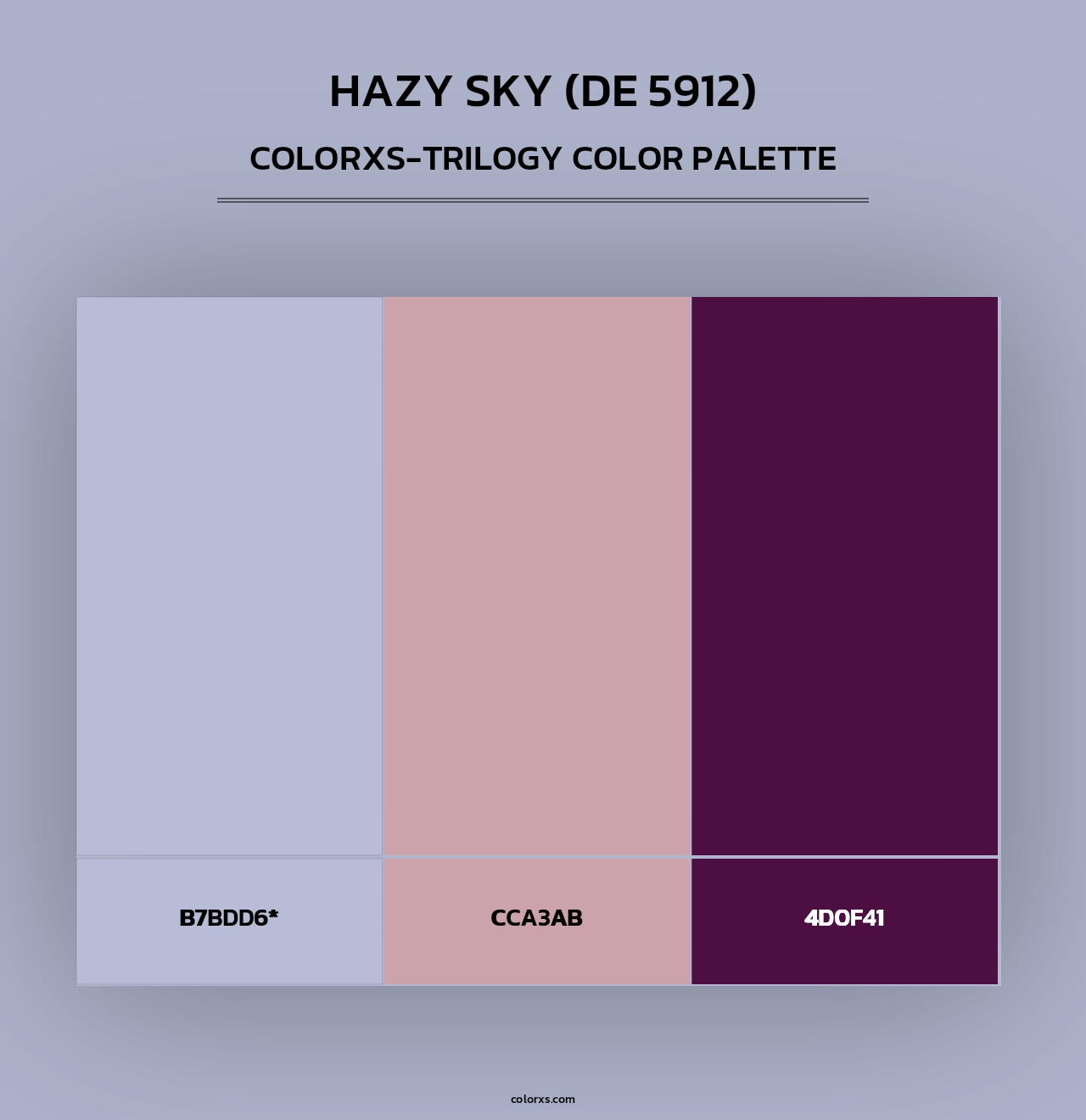 Hazy Sky (DE 5912) - Colorxs Trilogy Palette