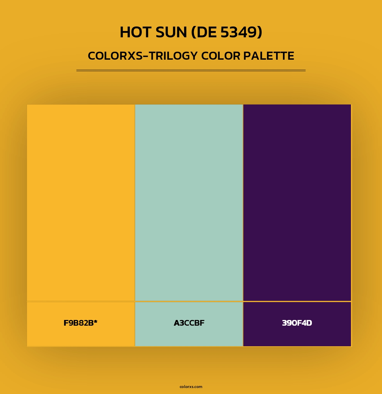 Hot Sun (DE 5349) - Colorxs Trilogy Palette