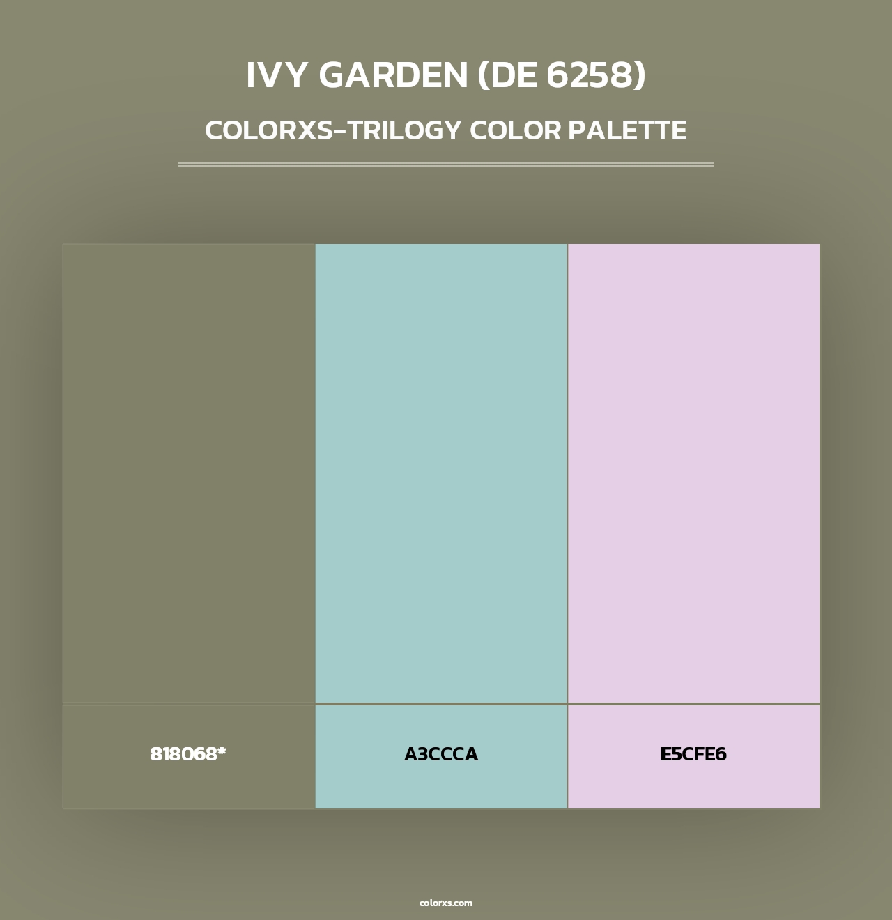 Ivy Garden (DE 6258) - Colorxs Trilogy Palette