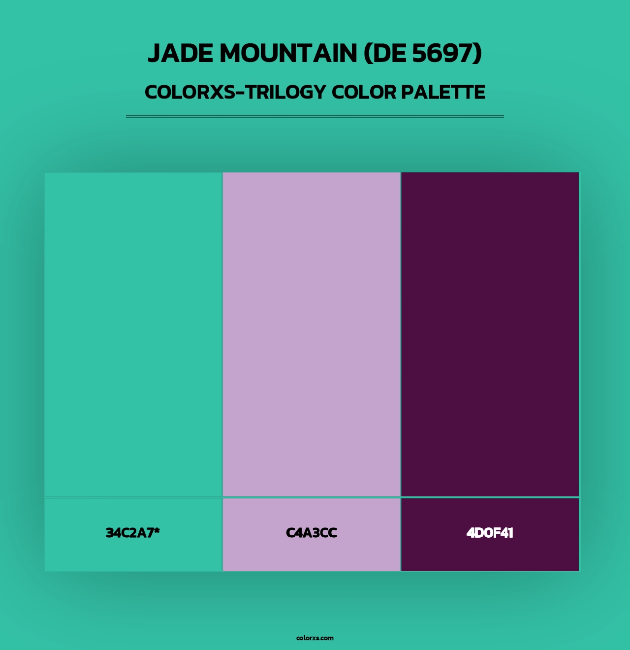 Jade Mountain (DE 5697) - Colorxs Trilogy Palette
