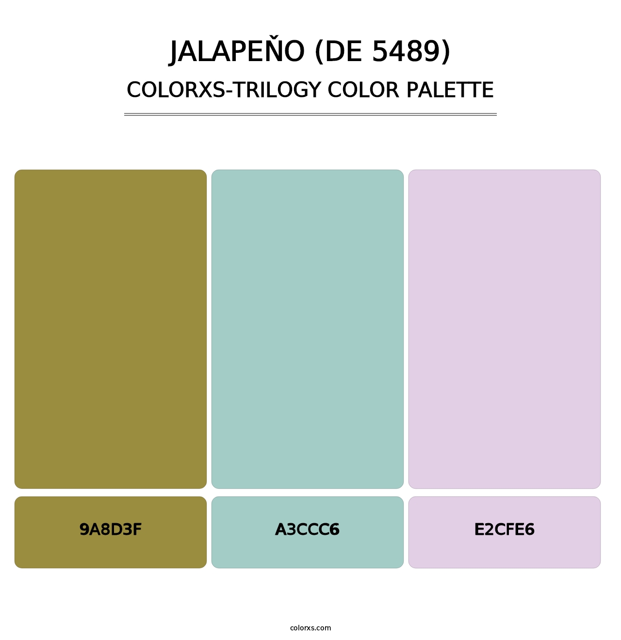 Jalapeňo (DE 5489) - Colorxs Trilogy Palette