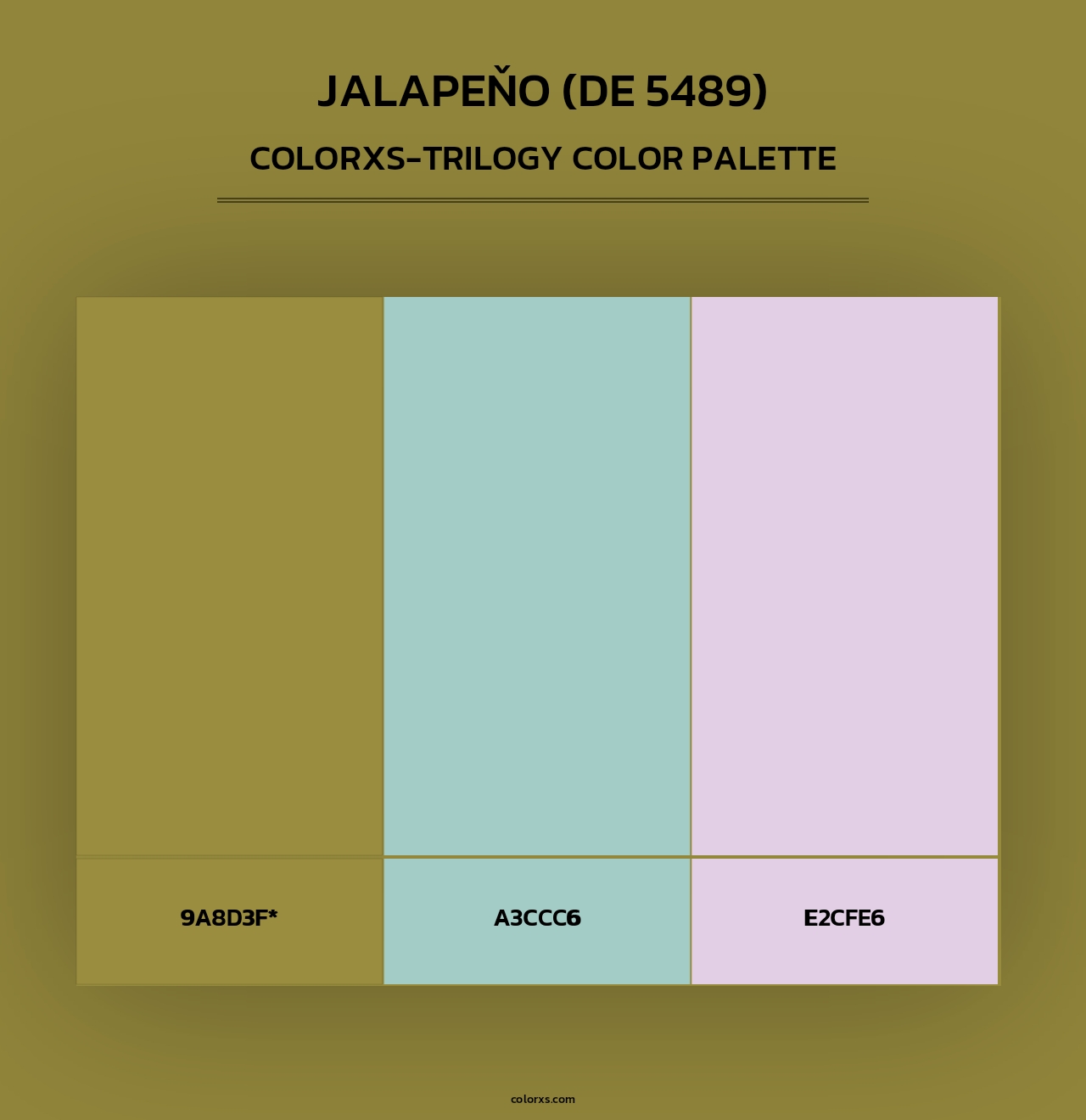 Jalapeňo (DE 5489) - Colorxs Trilogy Palette