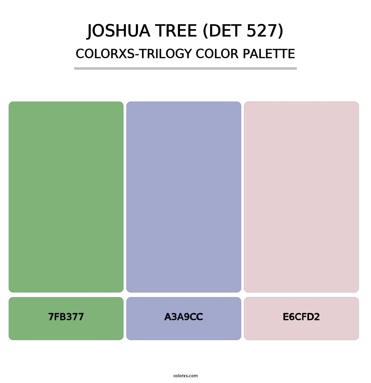 Joshua Tree (DET 527) - Colorxs Trilogy Palette
