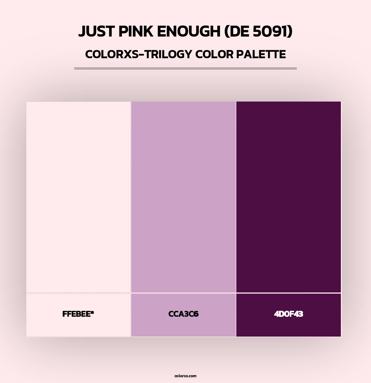 Just Pink Enough (DE 5091) - Colorxs Trilogy Palette