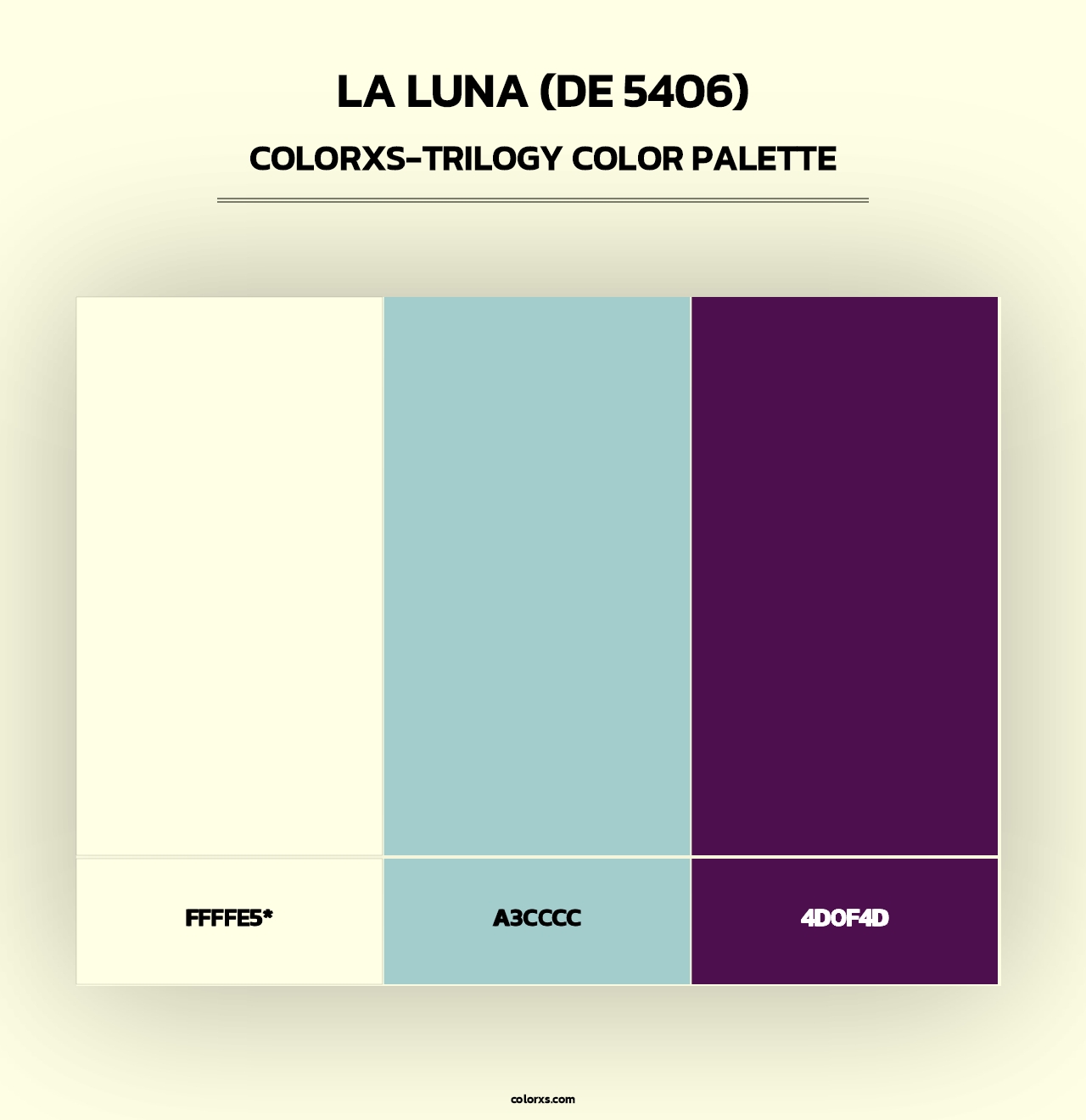 La Luna (DE 5406) - Colorxs Trilogy Palette