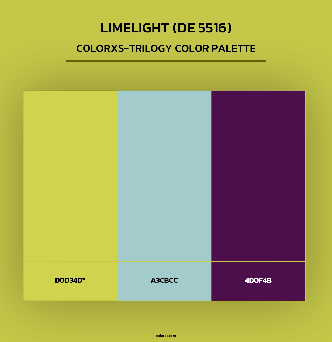 Limelight (DE 5516) - Colorxs Trilogy Palette
