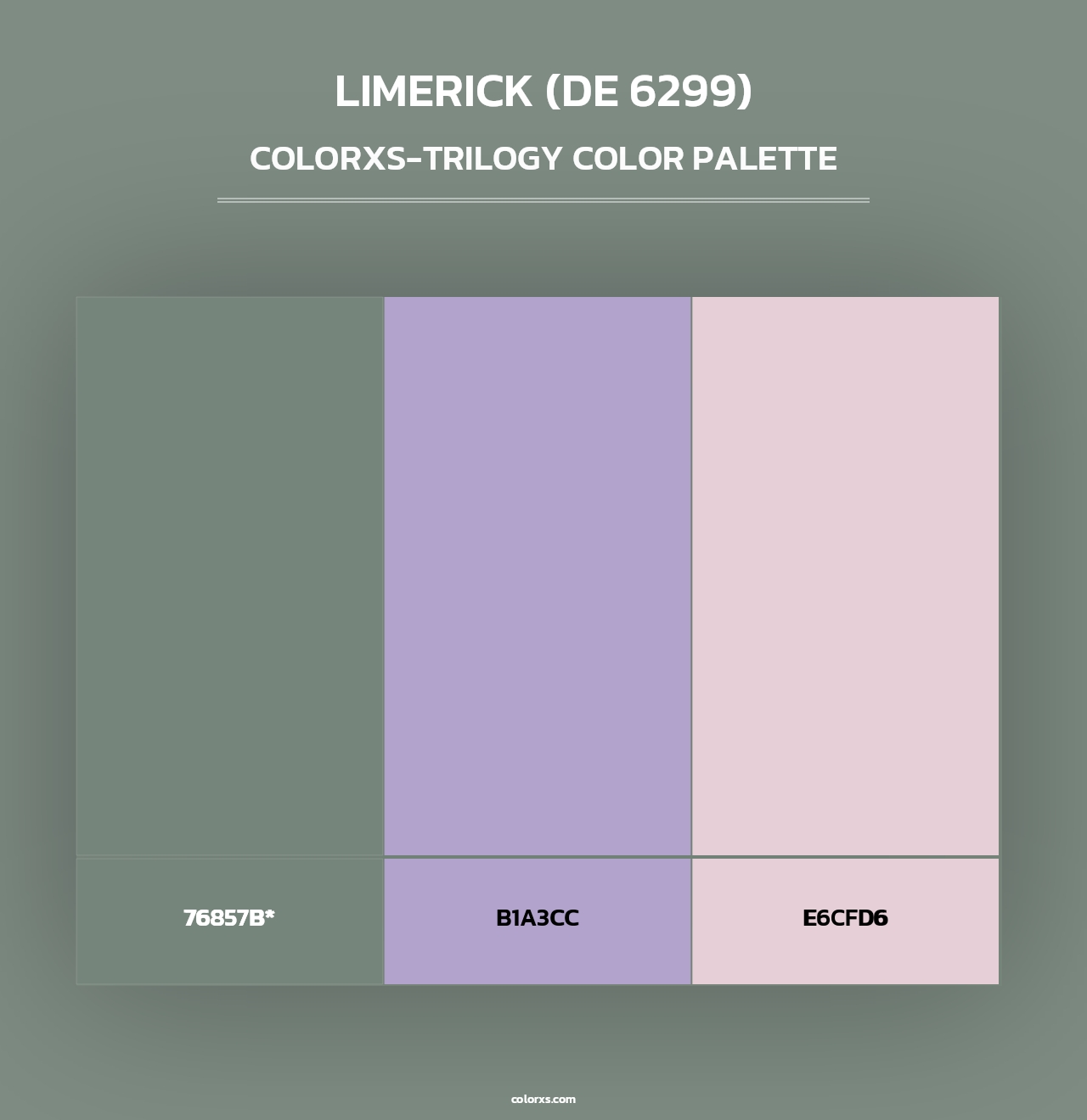 Limerick (DE 6299) - Colorxs Trilogy Palette