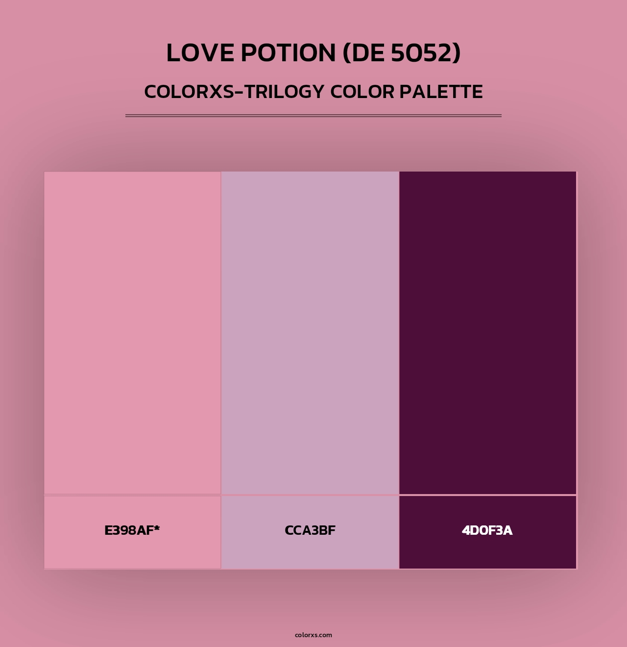 Love Potion (DE 5052) - Colorxs Trilogy Palette