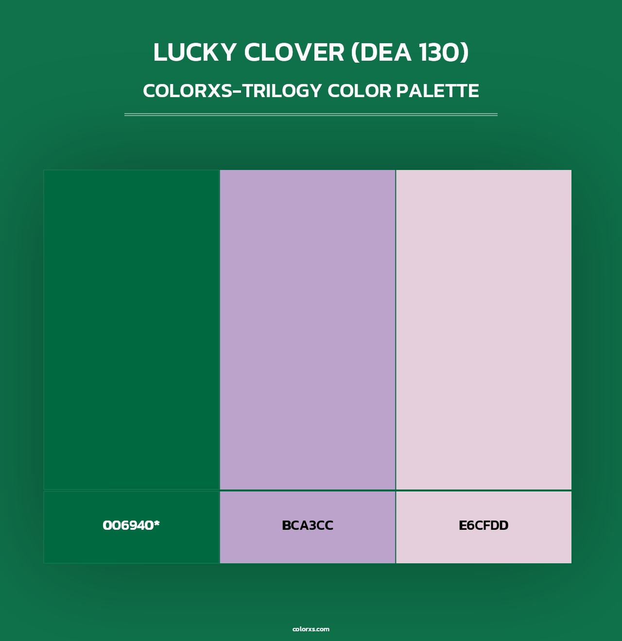 Lucky Clover (DEA 130) - Colorxs Trilogy Palette