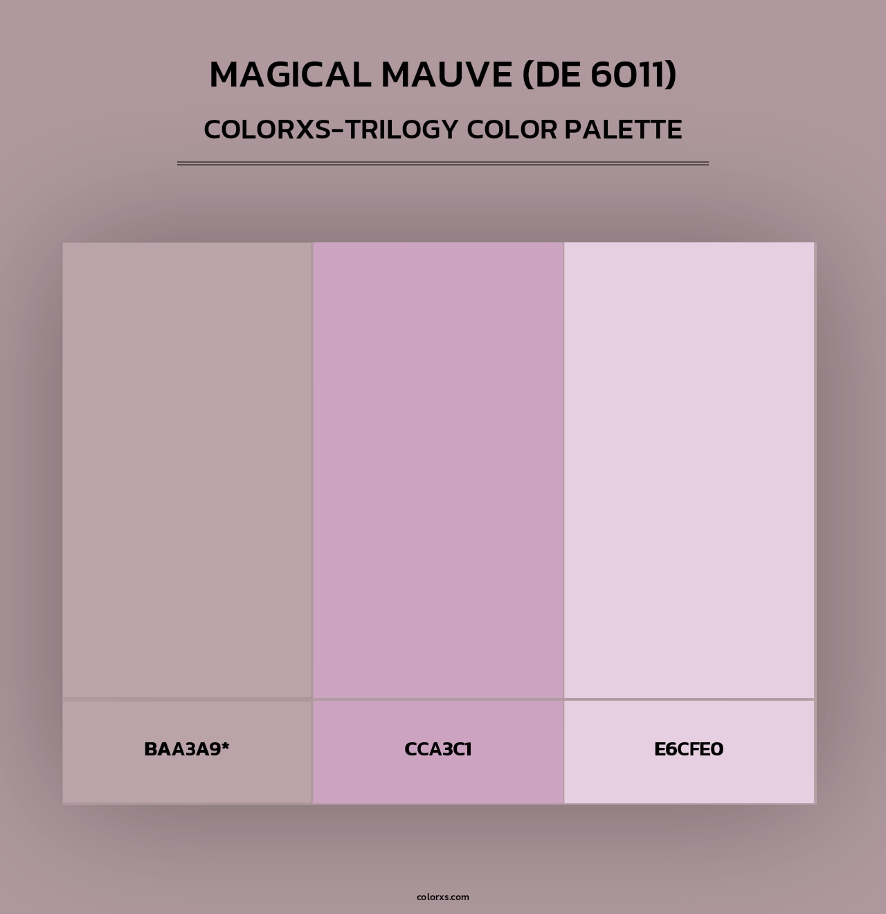 Magical Mauve (DE 6011) - Colorxs Trilogy Palette