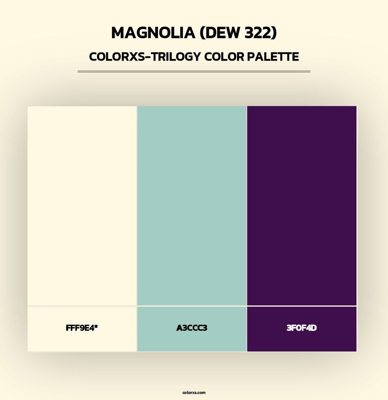 Magnolia (DEW 322) - Colorxs Trilogy Palette