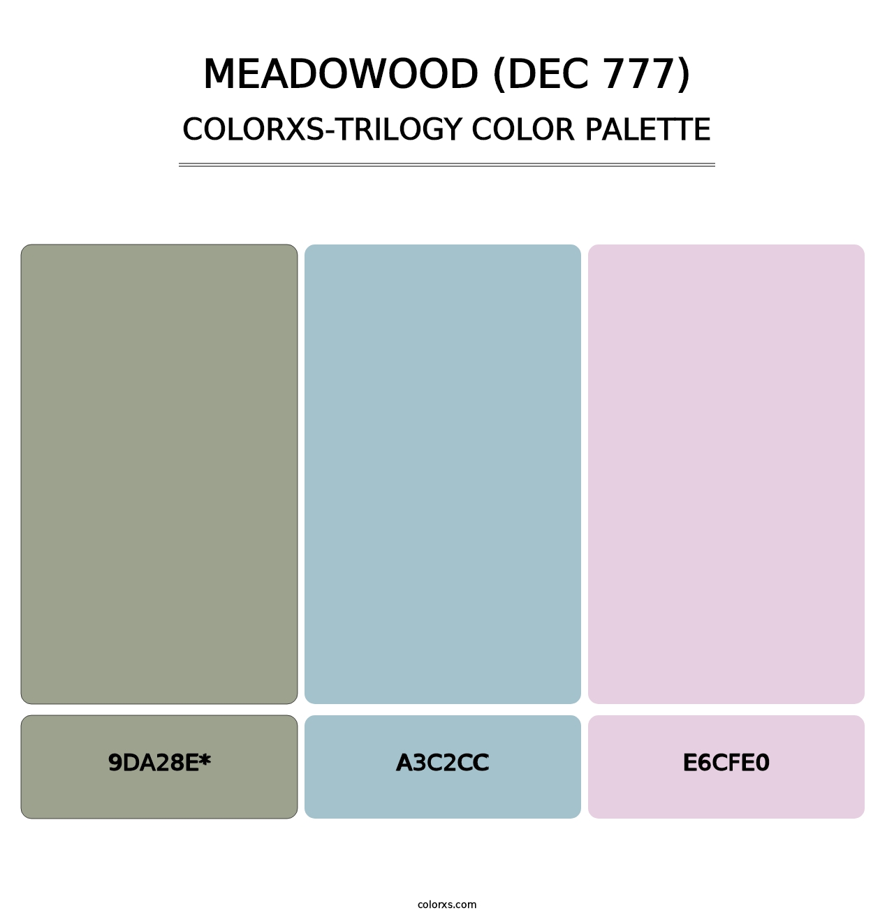 Meadowood (DEC 777) - Colorxs Trilogy Palette