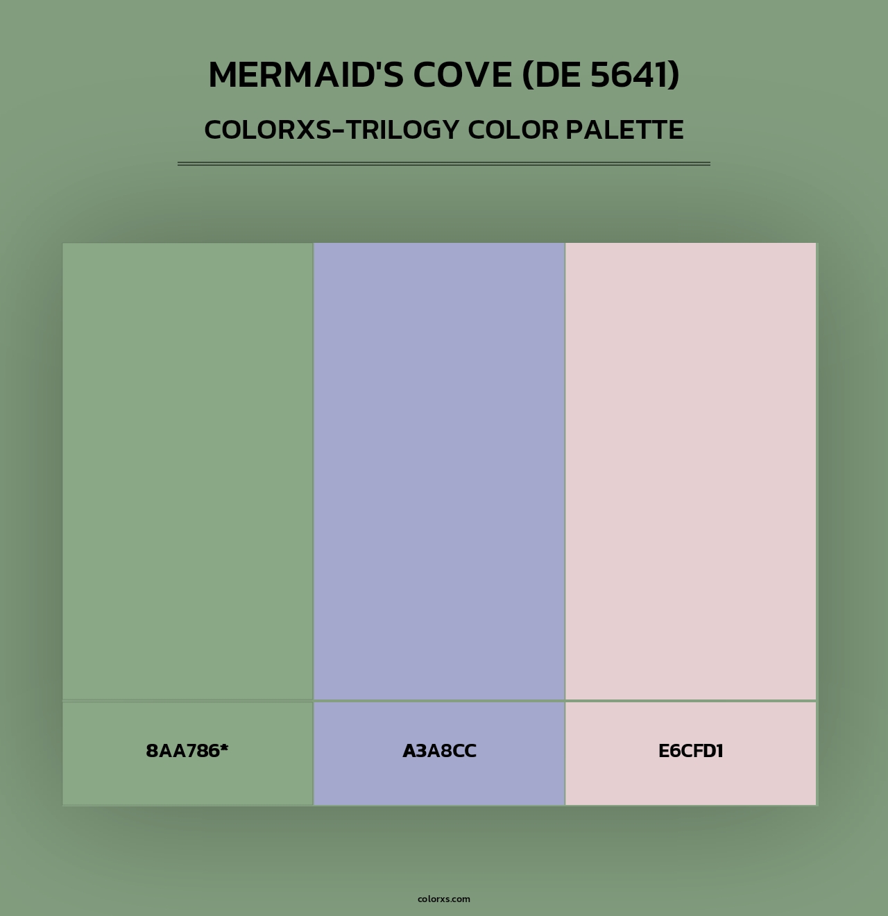 Mermaid's Cove (DE 5641) - Colorxs Trilogy Palette