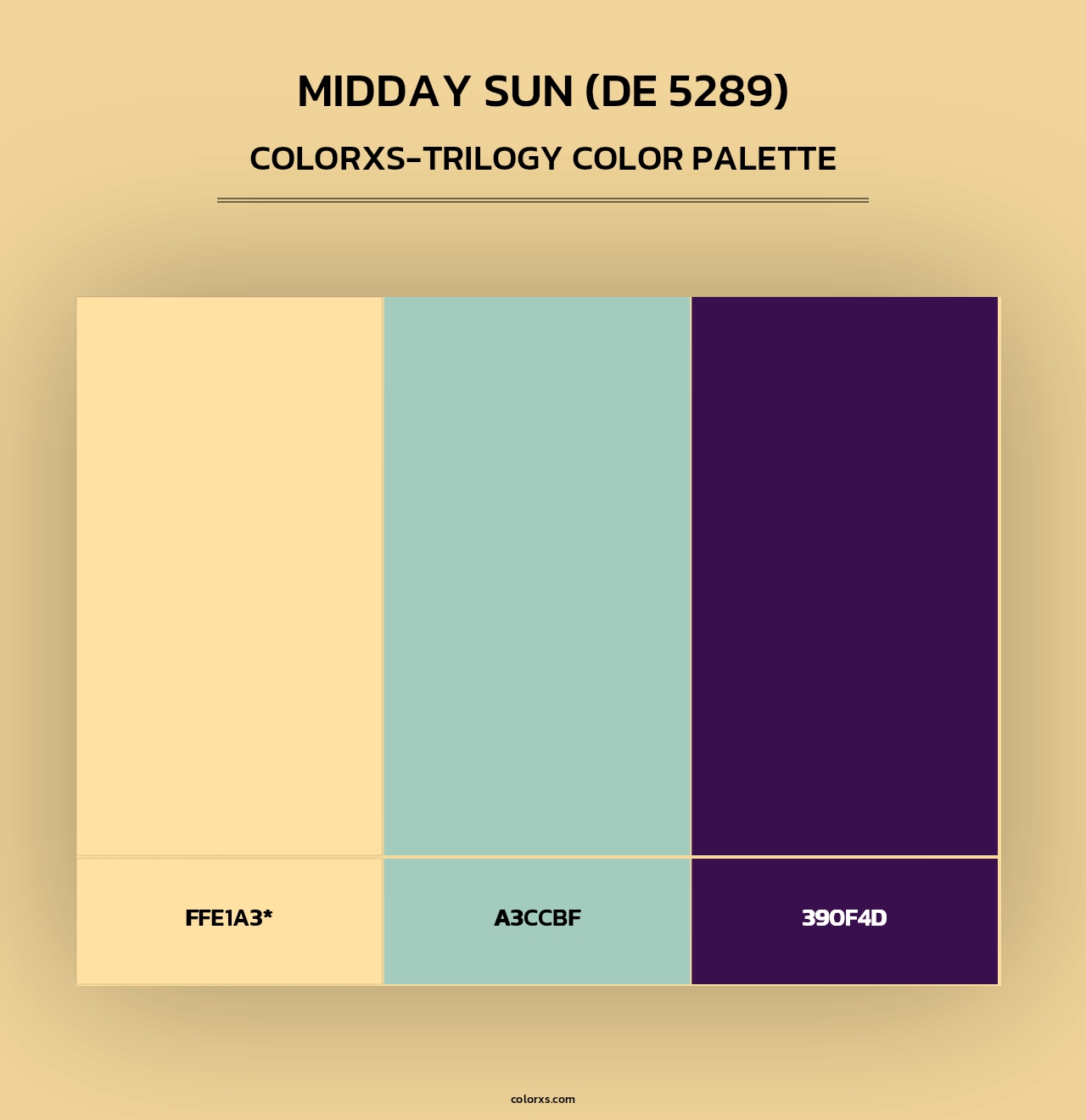 Midday Sun (DE 5289) - Colorxs Trilogy Palette