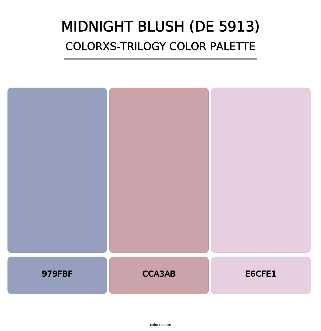 Midnight Blush (DE 5913) - Colorxs Trilogy Palette