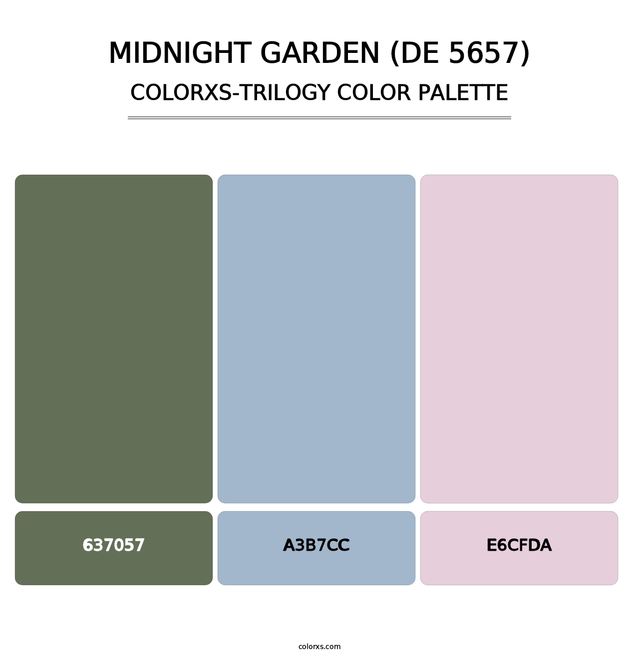 Midnight Garden (DE 5657) - Colorxs Trilogy Palette